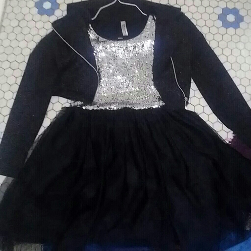 A black dress